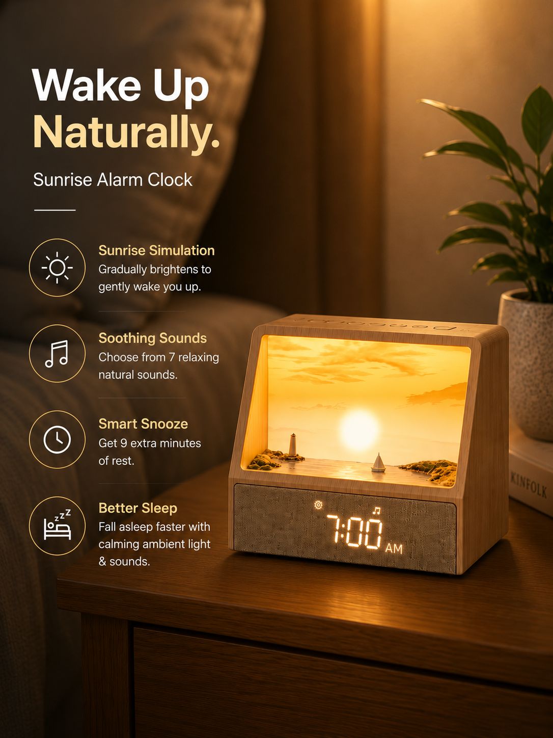 Lumiora™ - Sunrise Alarm Clock